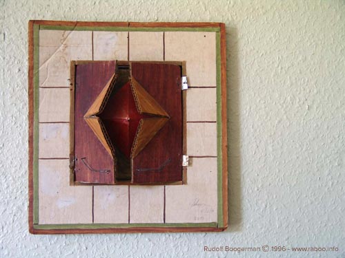 Cardboard version of Clitoris artwork