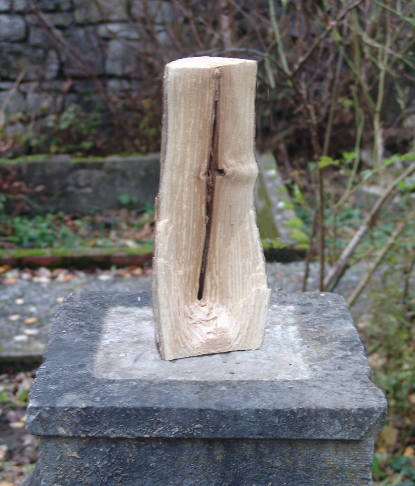 Carved sculpture in wood