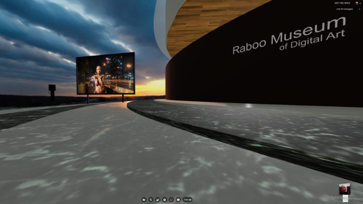 Screenshot Raboo Musem of Digital Art